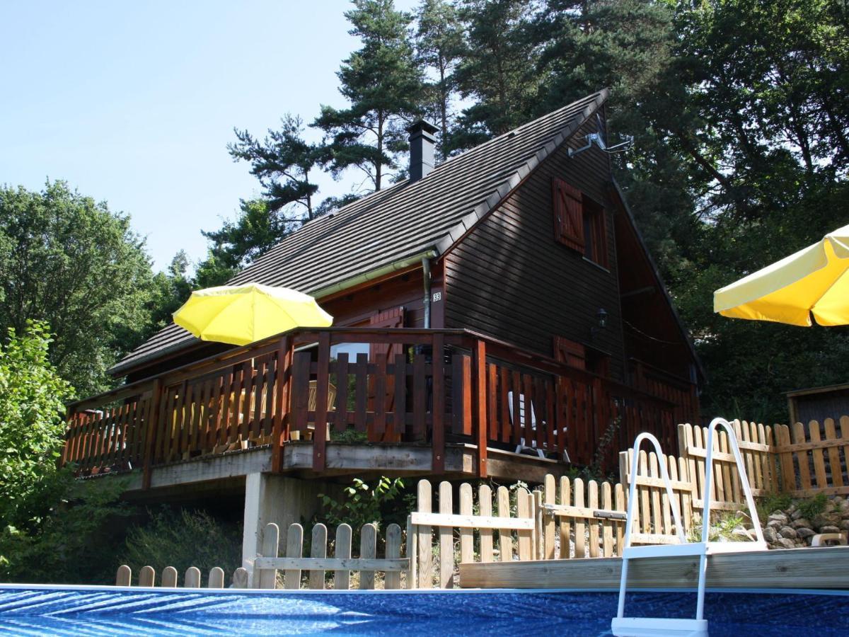 Pretty Chalet In Beaulieu With Private Pool Buitenkant foto