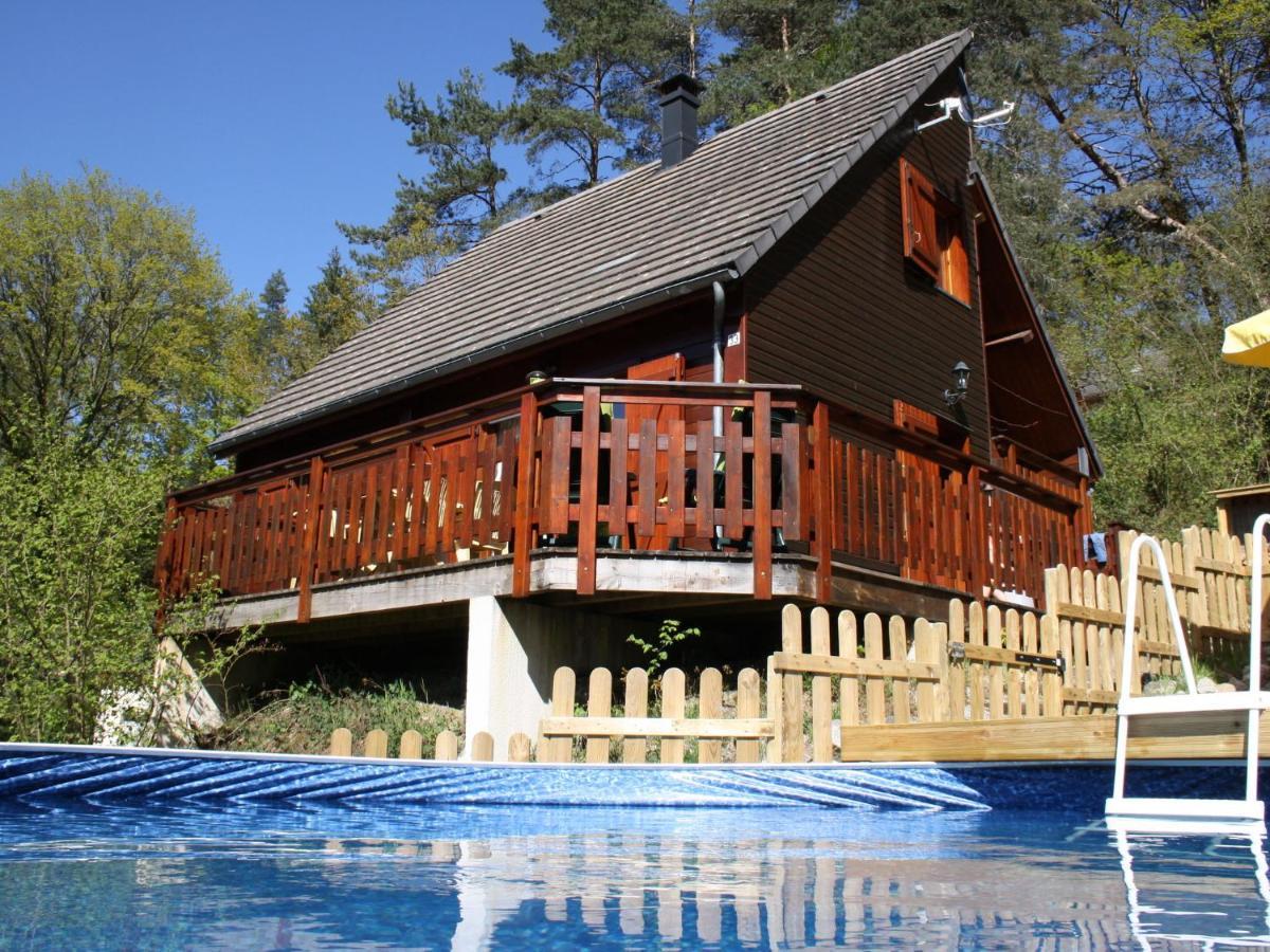 Pretty Chalet In Beaulieu With Private Pool Buitenkant foto